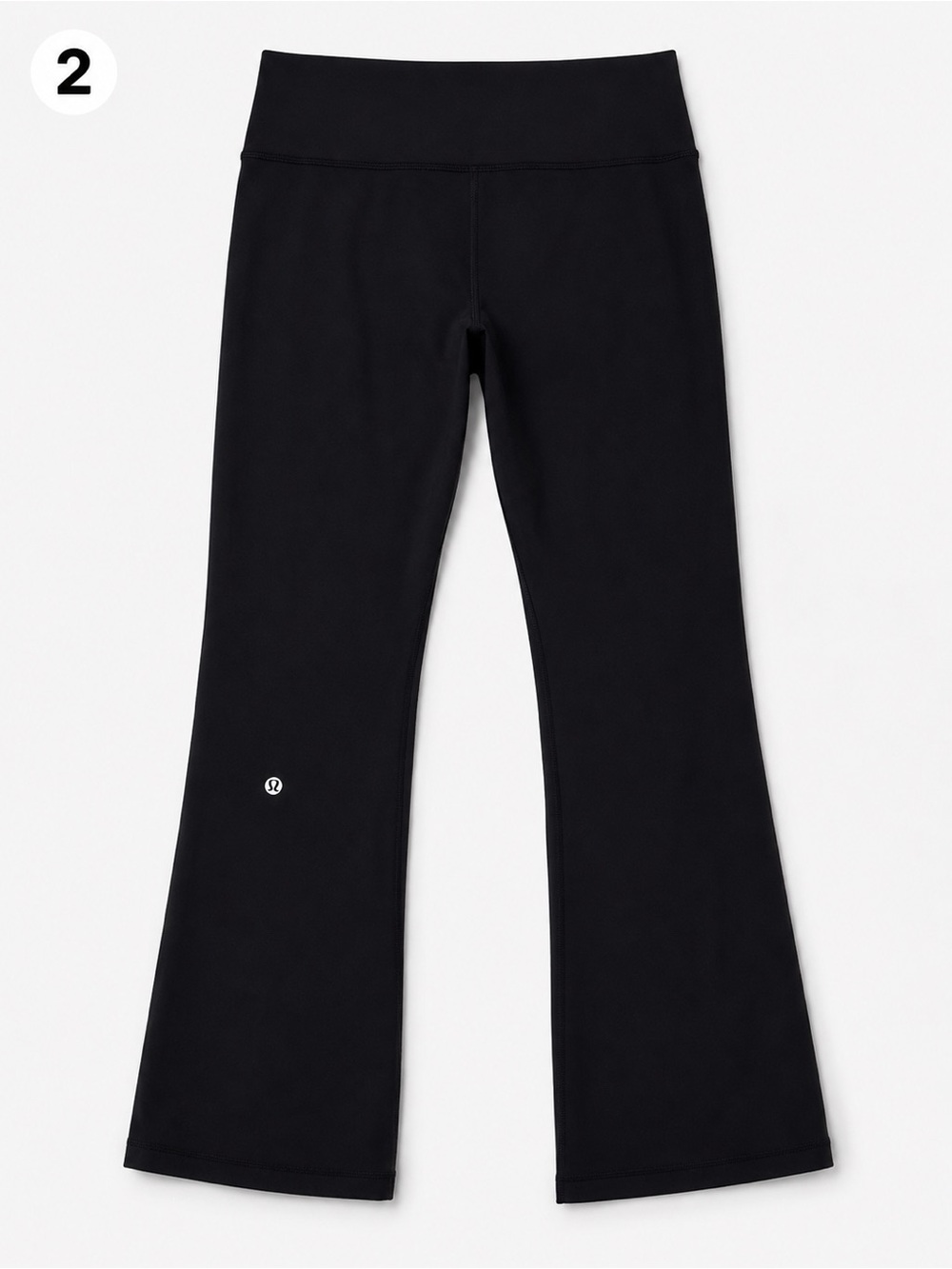 Lululemon Groove Pant Black Flared Yoga Pants Size 8 EUC
